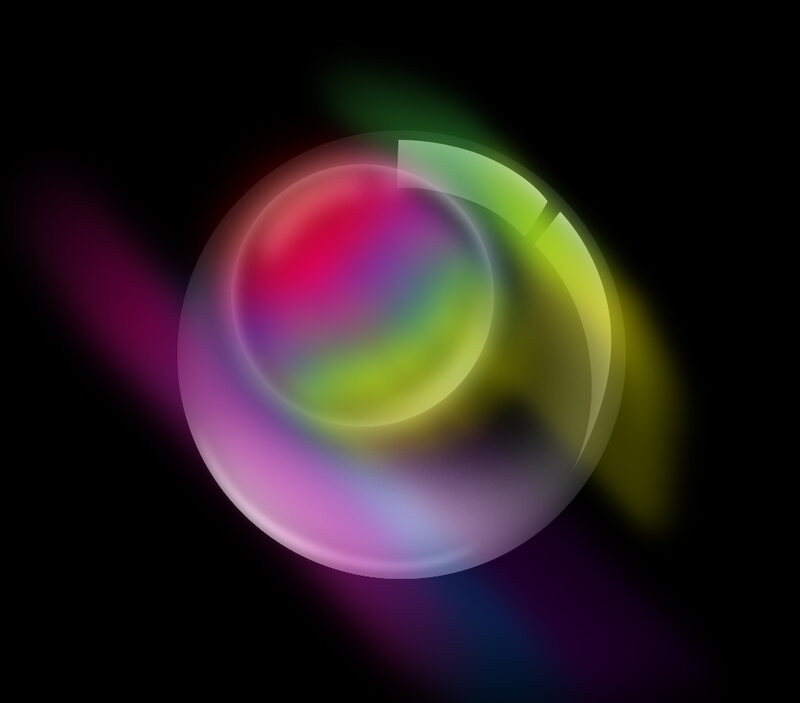 Colorful Sphere — Purple