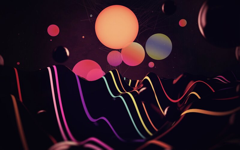 Colorful Spheres and Waves