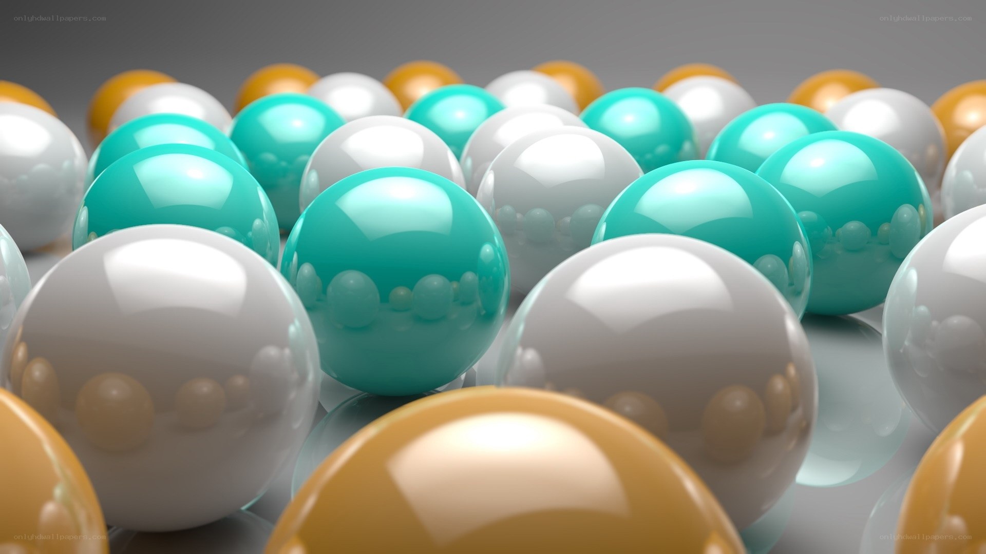 Colorful spheres in a cluster