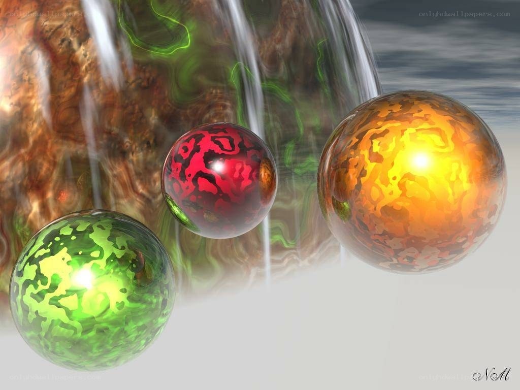 Colorful spheres in abstract space