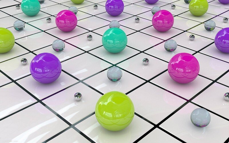 Colorful Spheres on Grid