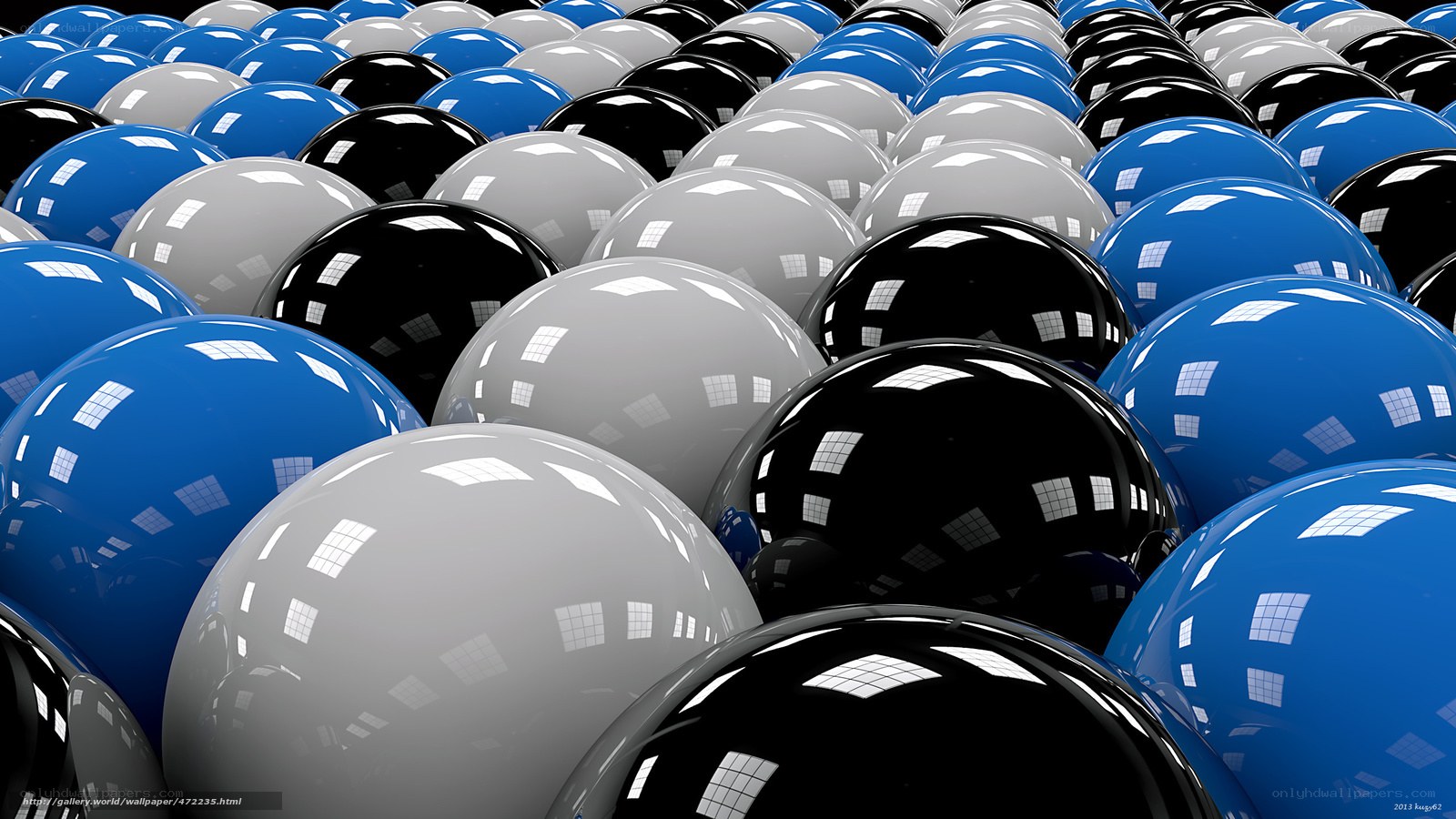 Colorful Spheres Pattern