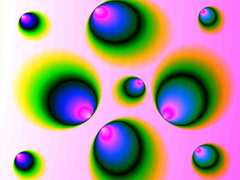 Colorful Spheres — Pink