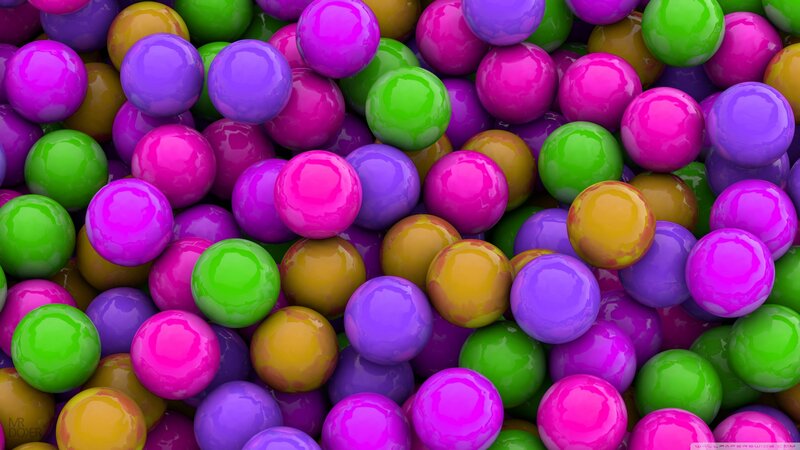Colorful Spheres — Purple