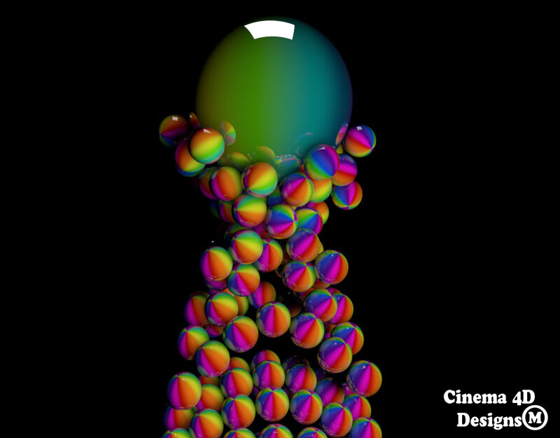 Colorful Spheres Structure