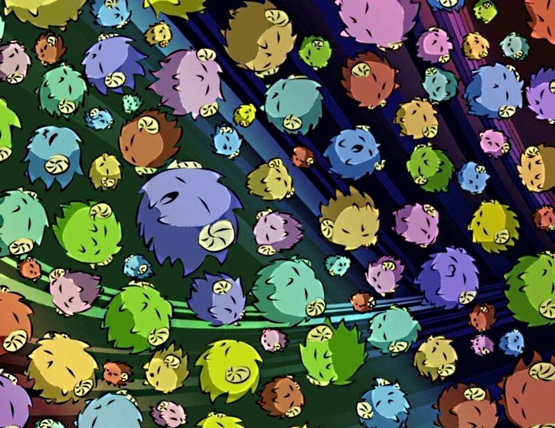 Colorful Spiky Creatures