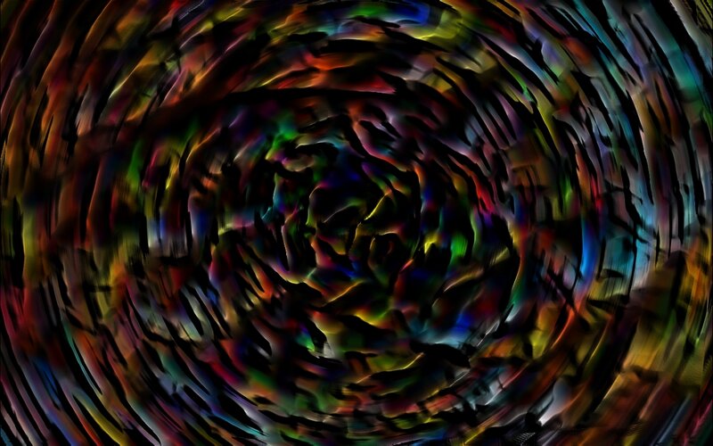 colorful spiral abstract art
