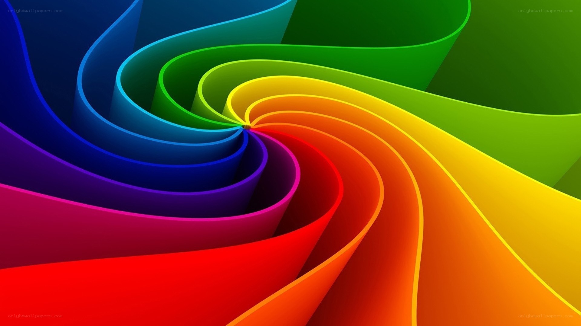 colorful spiral abstract design
