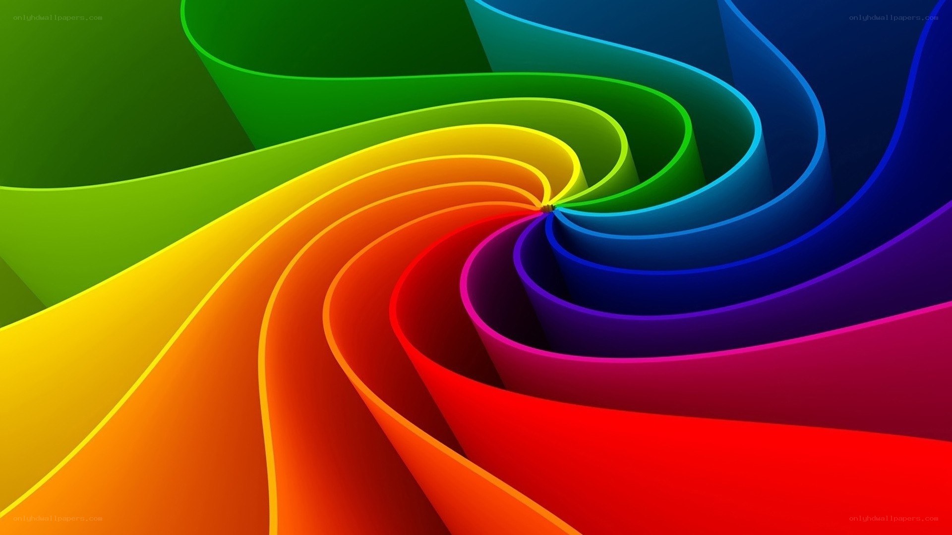 colorful spiral abstract design