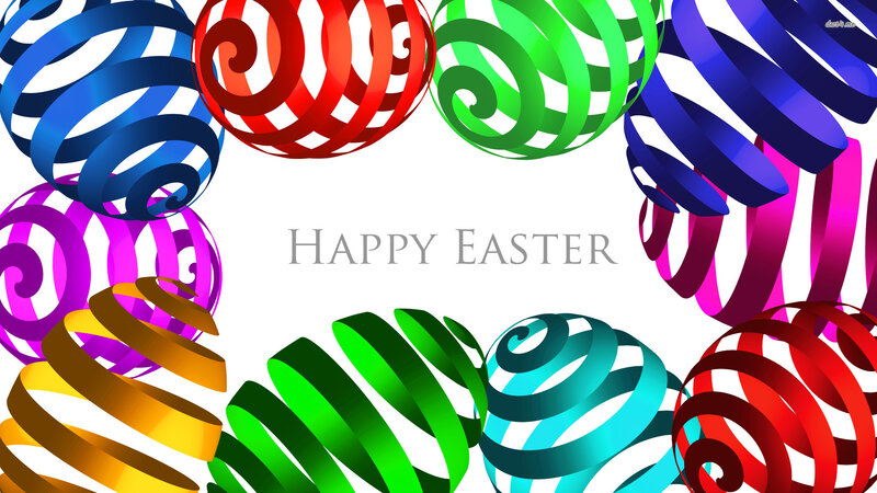 Colorful Spiral Eggs
