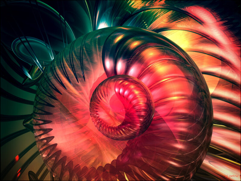 Colorful Spiral Fractal