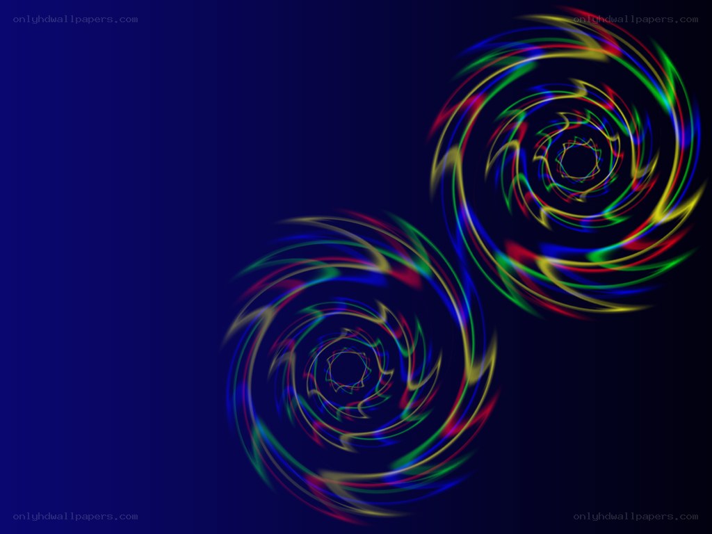 colorful spiral light patterns