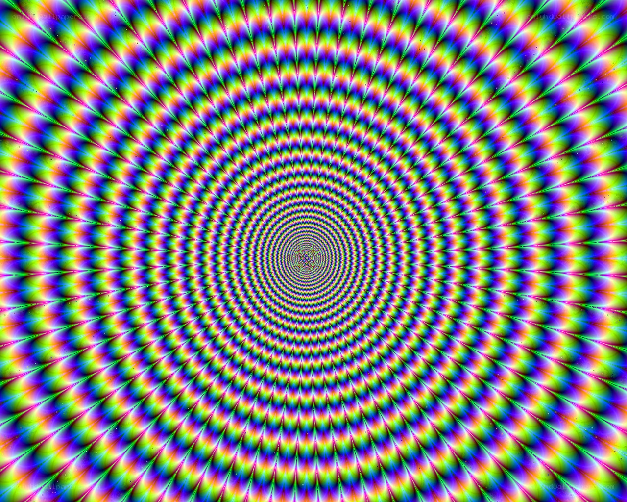 colorful spiral optical illusion