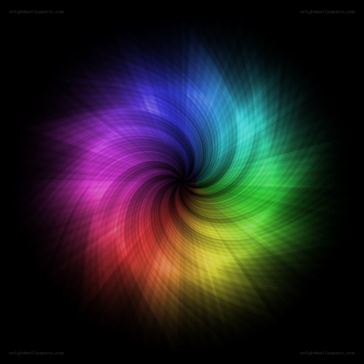 colorful spiral pattern