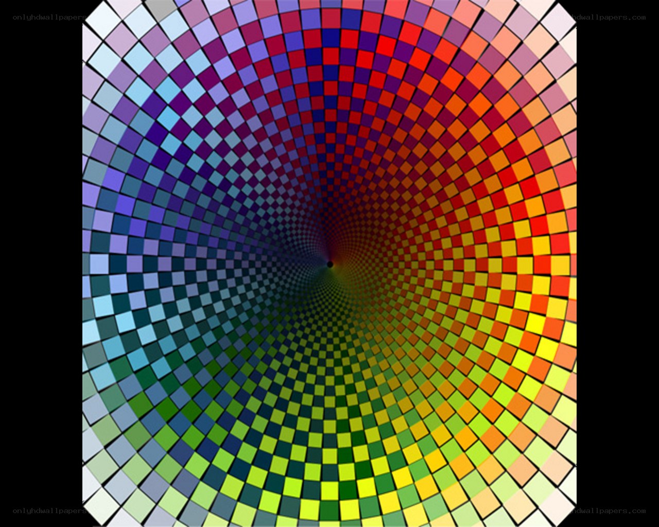 colorful spiral pattern