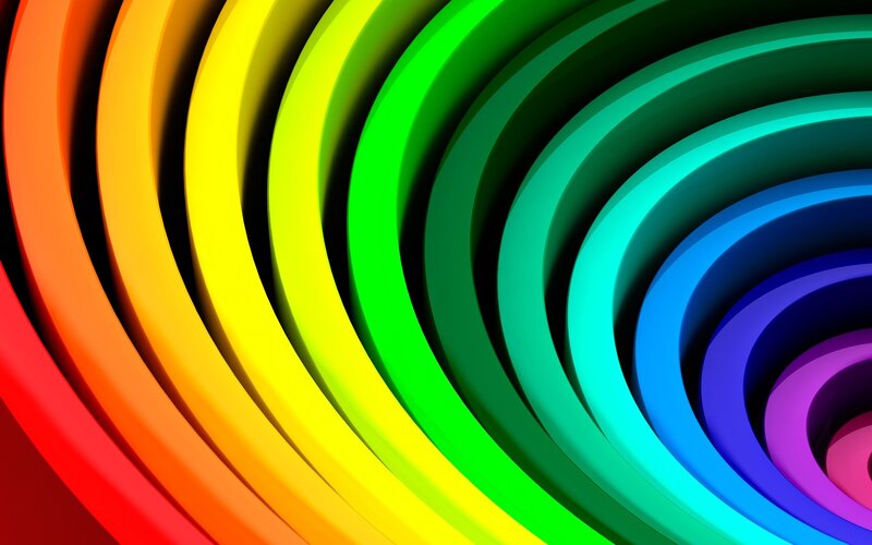 colorful spiral pattern