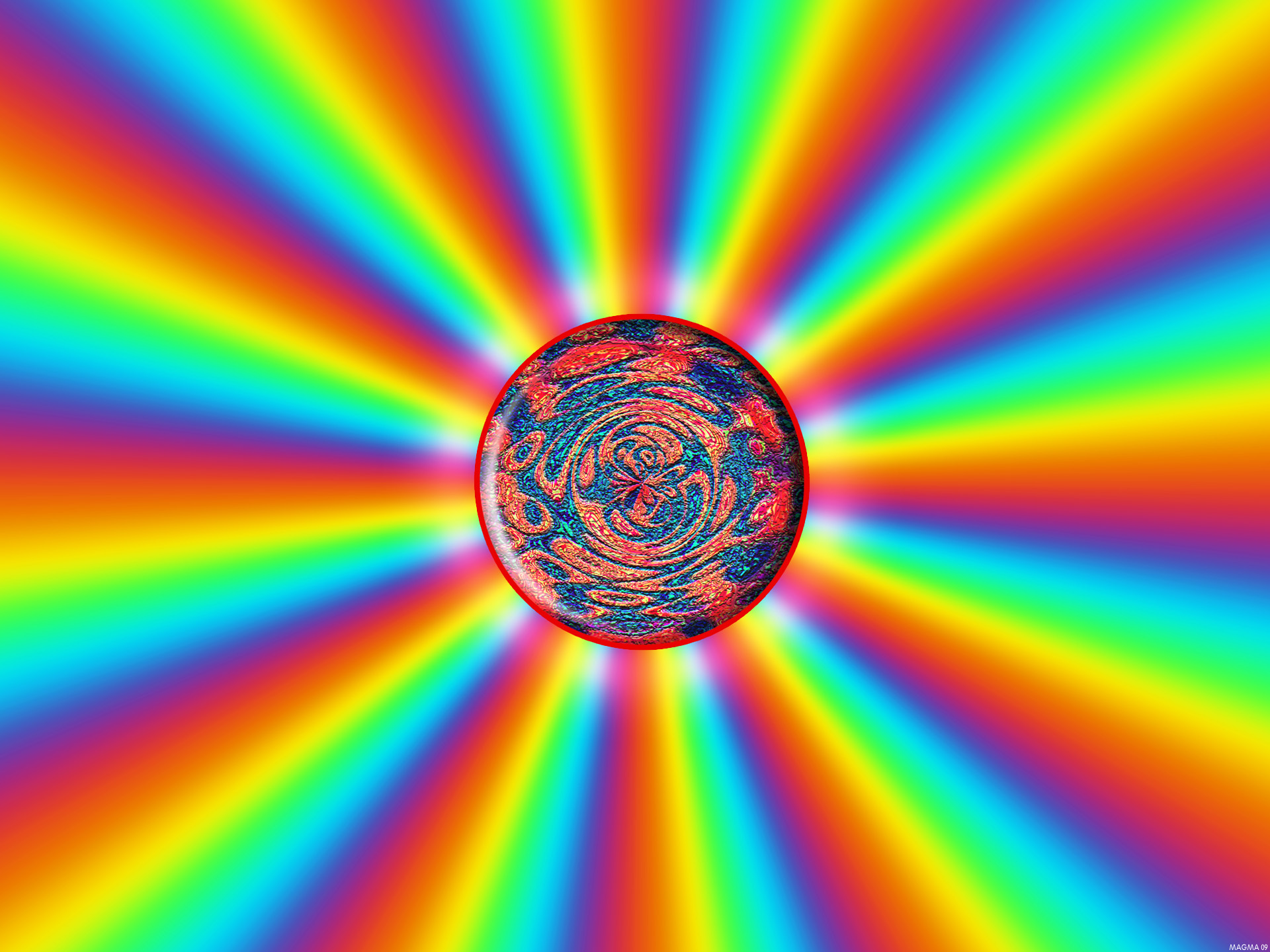 colorful spiral pattern
