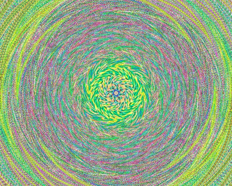colorful spiral pattern