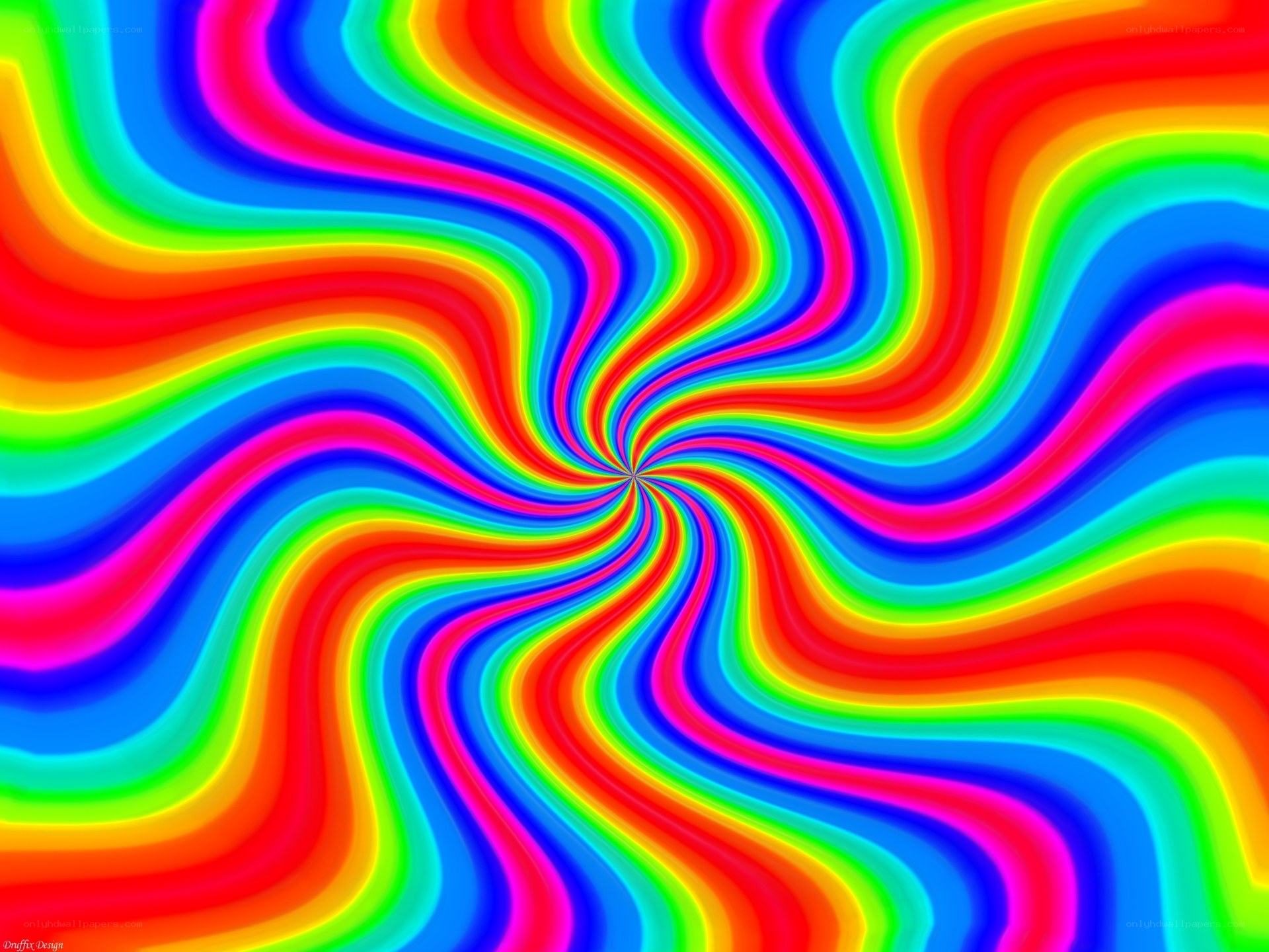 colorful spiral pattern