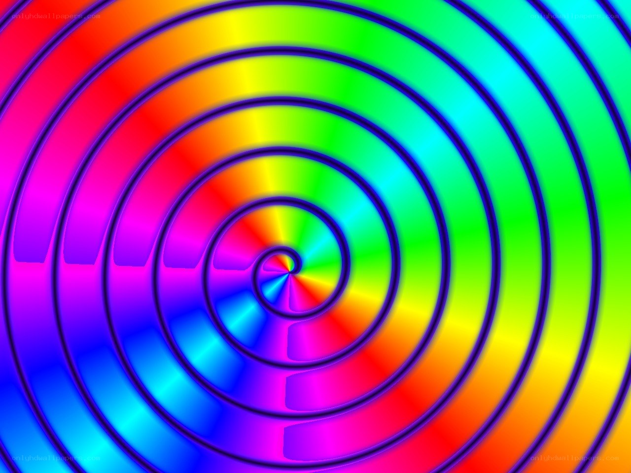 colorful spiral pattern