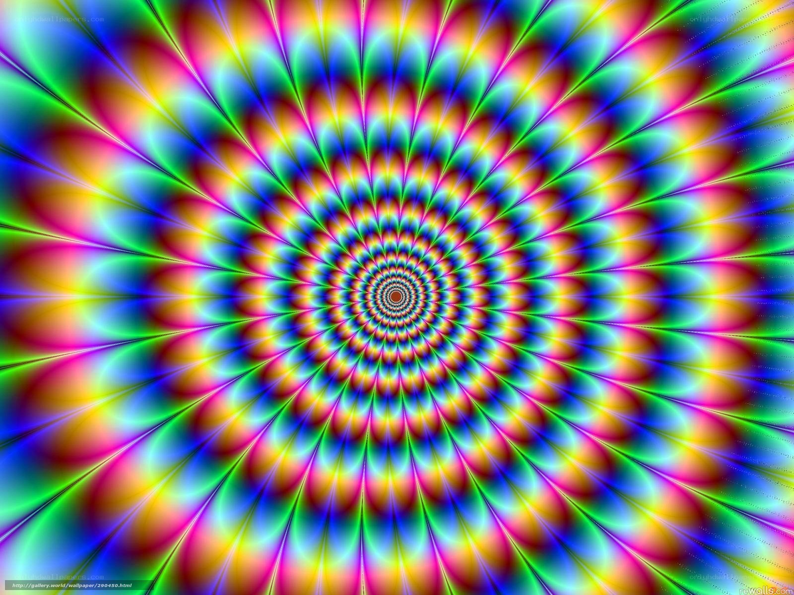 Colorful spiral pattern