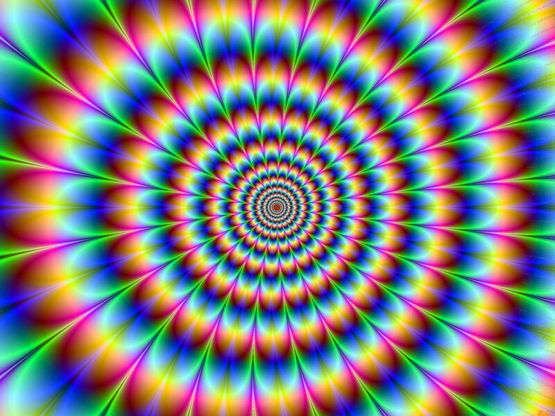 Colorful Spiral Pattern — Abstract