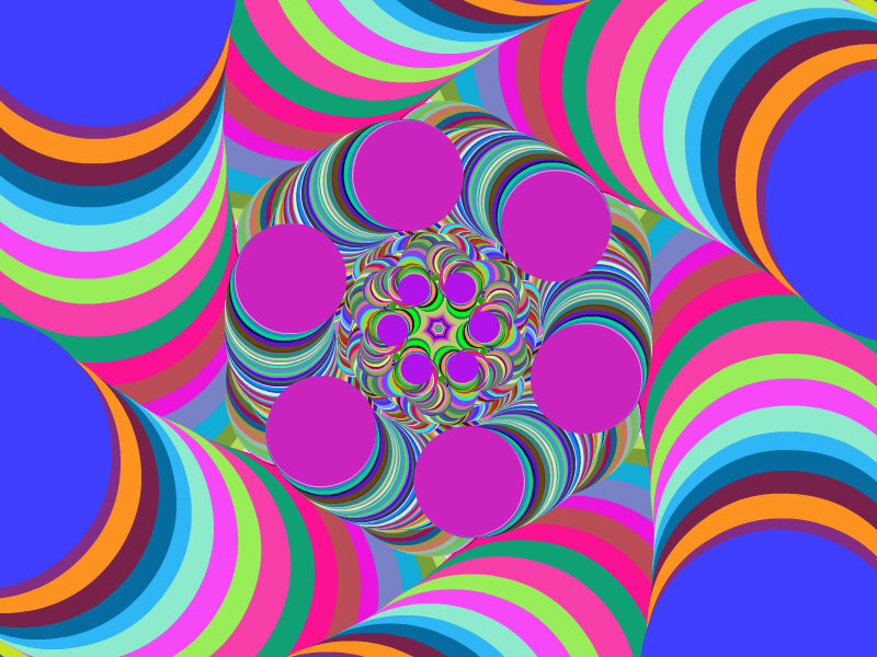 Colorful Spiral Pattern — Blue, Hypnotic, Abstract, Circles