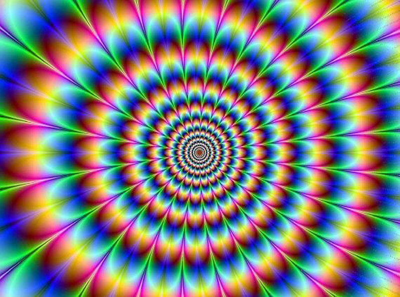 Colorful Spiral Pattern — Blue, Hypnotic, Abstract, Colors