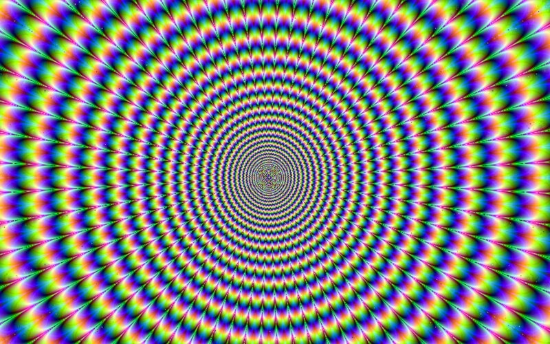 Colorful Spiral Pattern — Green, Hypnotic, Abstract, Colors, Optical Illusion