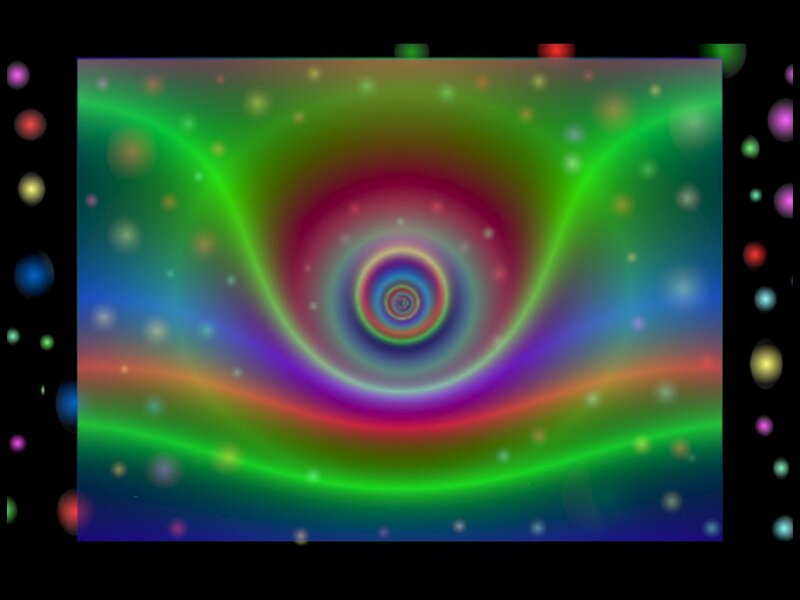 Colorful Spiral Pattern — Green, Hypnotic, Abstract, Lights