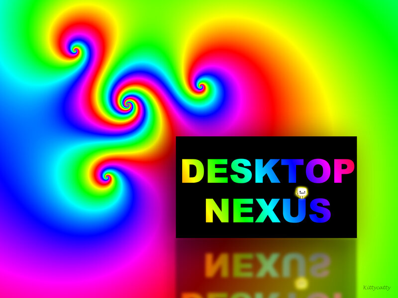 Colorful Spiral Pattern — Green, Vibrant, Digital Art