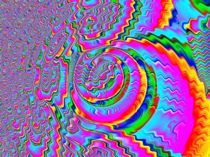 Colorful Spiral Pattern — Pink, Hypnotic, Abstract, Waves
