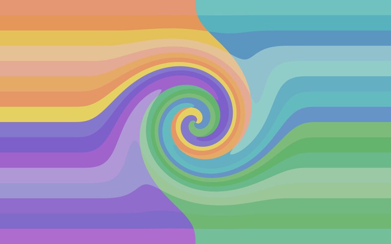 Colorful Spiral Pattern — Purple, Calm, Abstract