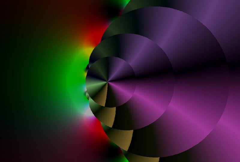 Colorful Spiral Pattern — Purple, Dynamic, Abstract, Circles