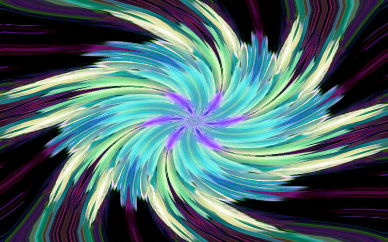 Colorful Spiral Pattern — Purple, Dynamic, Abstract, Colors