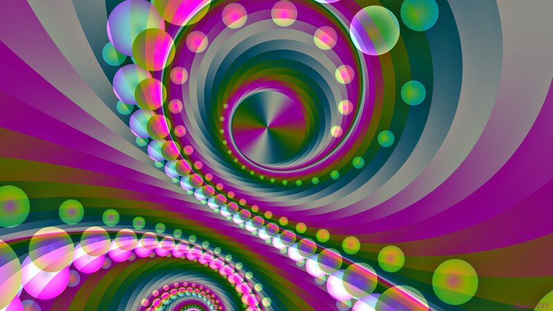 Colorful Spiral Pattern — Purple, Hypnotic, Abstract, Circles, Swirls