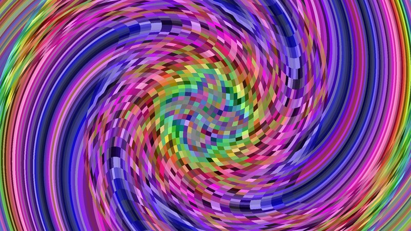 Colorful Spiral Pattern — Purple, Hypnotic, Abstract, Colors