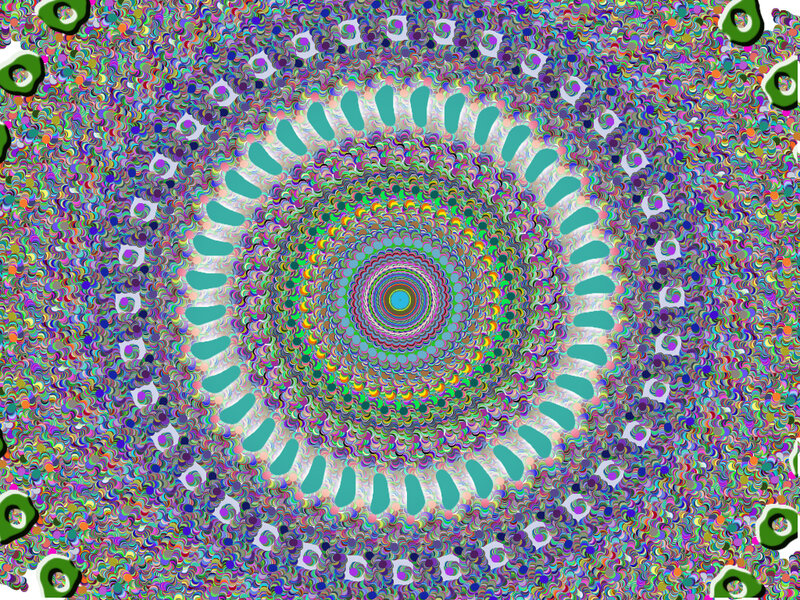 Colorful Spiral Pattern — Purple, Hypnotic, Abstract, Mandala