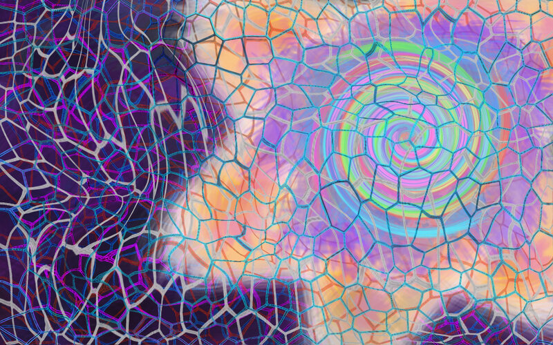 Colorful Spiral Pattern — Purple, Hypnotic, Abstract, Web