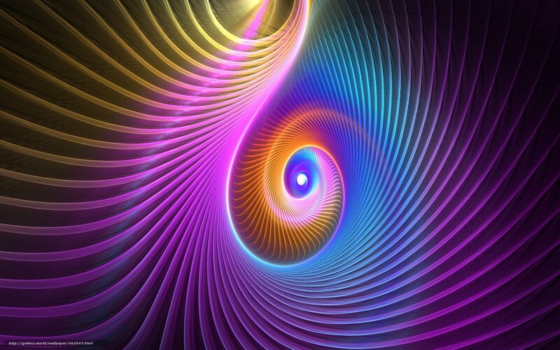 Colorful Spiral Pattern — Purple, Hypnotic, Digital Art
