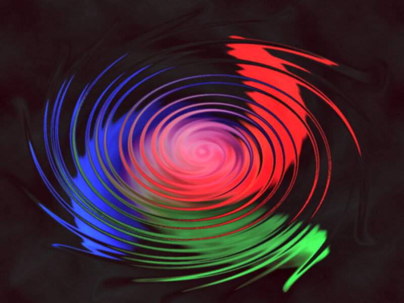Colorful Spiral Pattern — Red, Dynamic