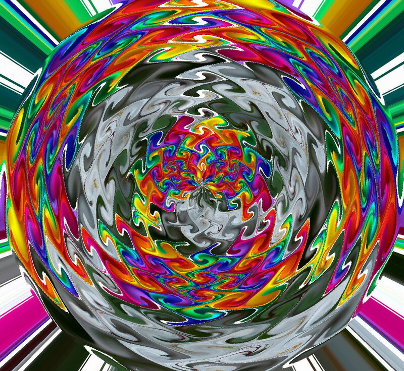 Colorful Spiral Pattern — Red, Hypnotic, Abstract, Colors