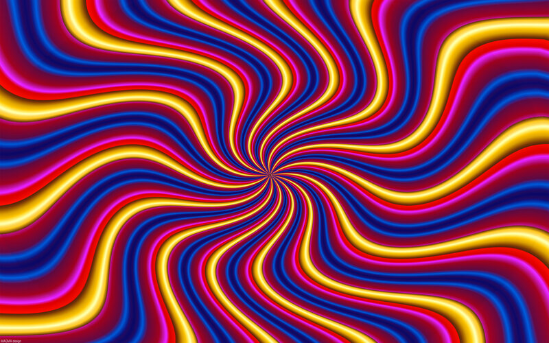 Colorful Spiral Pattern — Red, Hypnotic, Abstract, Lines, Colors