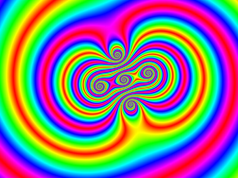 Colorful Spiral Pattern — Red, Hypnotic, Abstract, Spirals