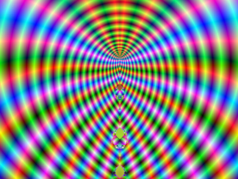 Colorful Spiral Pattern — Red, Hypnotic, Abstract