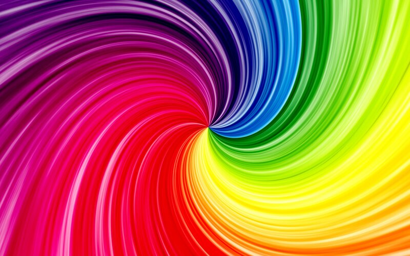 Colorful Spiral Pattern — Red, Vibrant, Abstract, Swirl