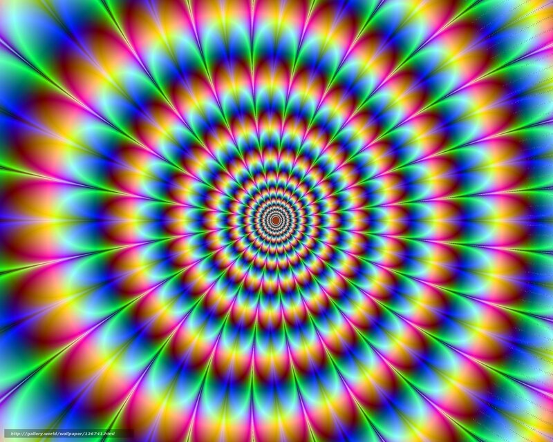 Colorful spiral pattern