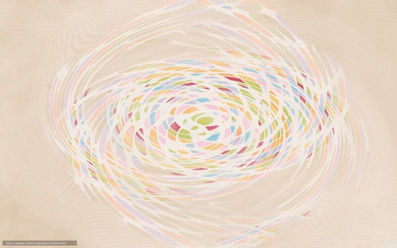 Colorful Spiral Pattern — White, Calm