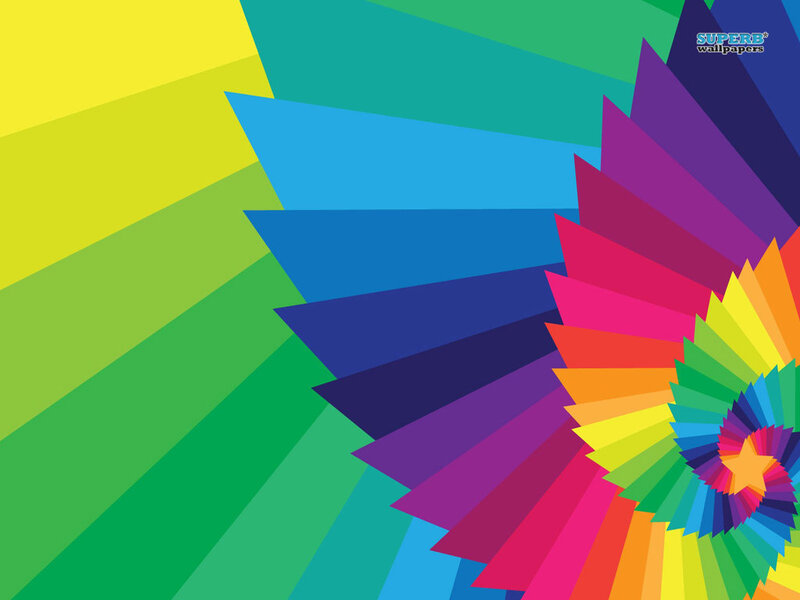Colorful Spiral Pattern — Yellow, Vibrant