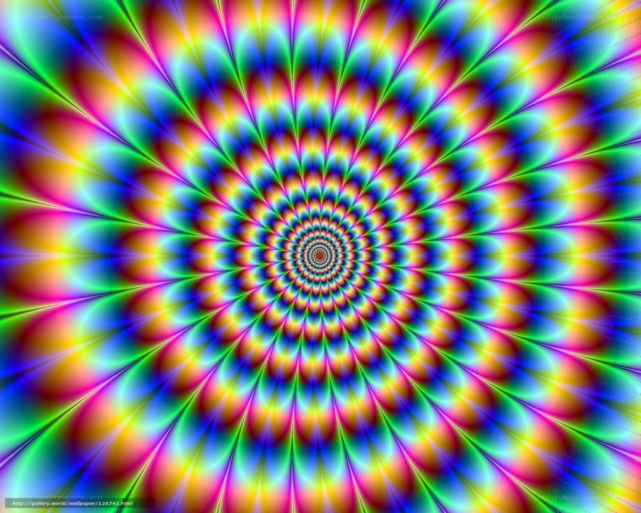 Colorful spiral pattern